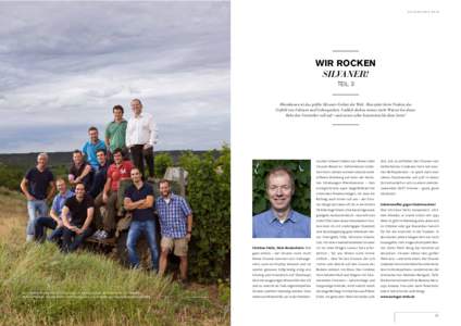 KULINARIUM & WEIN  W I R R O C K E N S I LVA N E R ! – T E I L 3 Wir rocken SILVANER!