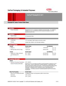 Datasheet - Elvaloy® AC AC 3217