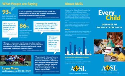 9.8%  AUSL Schools vs. Chicago Public Schools 2007