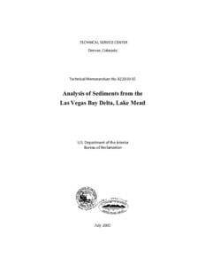 Environmental science / Petrology / Environmental soil science / Sedimentology / Water pollution / Perchlorate / Core sample / Graphite furnace atomic absorption / Sediment / Chemistry / Geology / Earth