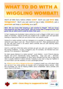 Microsoft Word - What to do with a Wiggling Wombat.doc