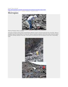 Petrology / Igneous rocks / Kīpuka / Lava / University of Hawaii at Hilo / Types of volcanic eruptions / Hawaii / Hawaiʻi Volcanoes National Park / Geology / Volcanology / Igneous petrology