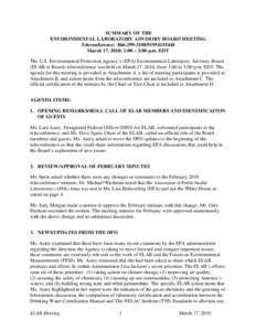 ISO/IEC 17025 / Accreditation / Association of Public Health Laboratories / Environmental justice / Health / Earth / Environment / United States Environmental Protection Agency / Public health laboratory