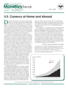 U.S. Currency at Home and Abroad