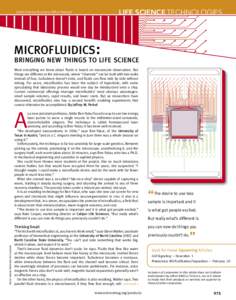 life science technologies  AAAS/Science Business Office Feature AAAS/Science Business Office Feature