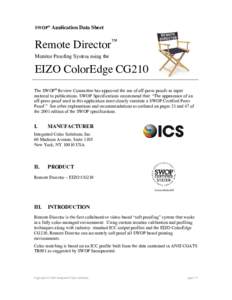 Microsoft Word - RD ADS EIZO CG210.doc