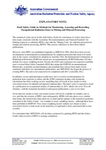 Health / Ionizing radiation / Radiation protection / Absorbed dose / Australian Radiation Protection and Nuclear Safety Agency / International Commission on Radiological Protection / Radiation therapy / Rad / Roentgen equivalent man / Medicine / Radiobiology / Physics