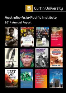 Australia-Asia-Pacific Institute 2014 Annual Report Australia-Asia-Pacific Institute  A Research Institute