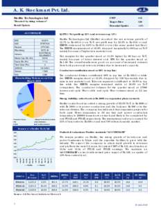 Microsoft Word - Sterlite Technologies Ltd - Q1FY11 result update