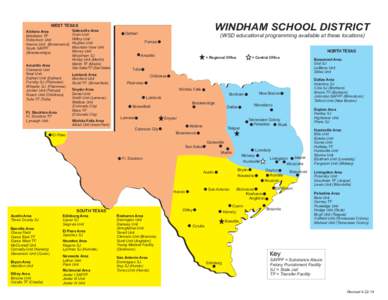 WINDHAM SCHOOL DISTRICT  WEST TEXAS Abilene Area Middleton TF Robertson Unit