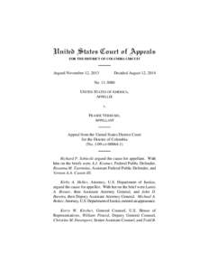 United States Court of Appeals FOR THE DISTRICT OF COLUMBIA CIRCUIT Argued November 12, 2013  Decided August 12, 2014