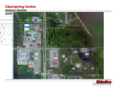 Clearspring Centre Steinbach, Manitoba Aerial  