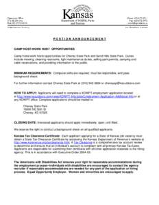 Public records / Government / Law / Management / Immigration / Police certificate / Cheney State Park / Americans with Disabilities Act / Reasonable accommodation / Employment / Recruitment / Criminal records