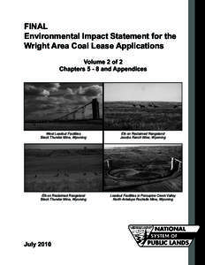 BLM  FINAL Environmental Impact Statement for the Wright Area Coal Lease Applications Volume 2 of 2