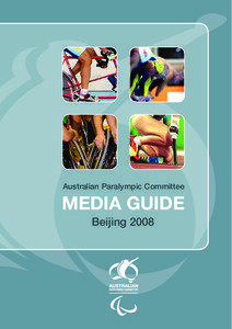 Australian Paralympic Committee  Media Guide