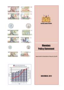 CENTRAL BANK OF KENYA  Monetary Policy Statement Issued under the Central Bank of Kenya Act, Cap 491