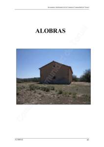 Inventario Ambiental de la Comarca Comunidad de Teruel  ALOBRAS ALOBRAS