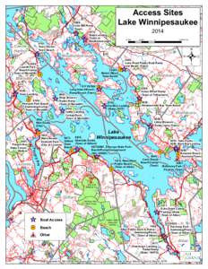 Lake Winnipesaukee / Paugus Bay / Moultonborough /  New Hampshire / Alton /  New Hampshire / Ellacoya State Park / Center Harbor /  New Hampshire / Tuftonboro /  New Hampshire / Weirs Beach /  New Hampshire / Meredith /  New Hampshire / New Hampshire / Geography of the United States / Laconia /  New Hampshire