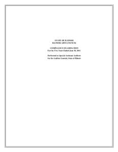 United States Office of Management and Budget / Risk / Audit / Compliance requirements / Business / Compliance / Corporate governance / SEC filings / Information technology audit process / Auditing / Accountancy / Single Audit