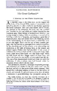 The Library of America • Story of the Week From Nathaniel Hawthorne: Tales & Sketches (Library of America, 1982), pages 435–49. First published in The Token and Atlantic Souvenirin Twice-Told Talesn
