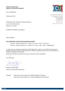 [removed]TEQSA Regulatory Reform Submission Cover Letter