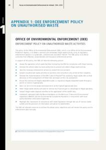 Focus on Environmental Enforcement in Ireland  2006–2008  Appendix 89