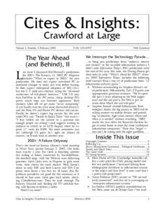 Cites & Insights: Crawford at Large Volume 2, Number 3: FebruaryISSN