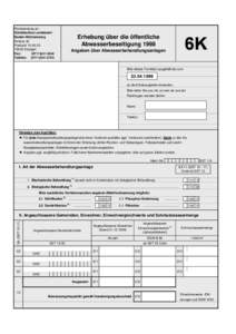 Rücksendung an: Statistisches Landesamt Baden-Württemberg Referat 32 PostfachStuttgart