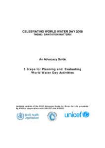 Health / International Year of Sanitation / Sanitation / Water Supply and Sanitation Collaborative Council / Improved sanitation / Water supply / Sustainable sanitation / Water supply and sanitation in Pakistan / Sewerage / Millennium Development Goals / Hygiene