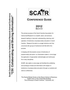 2012 SCAIR Conference Guide.pub