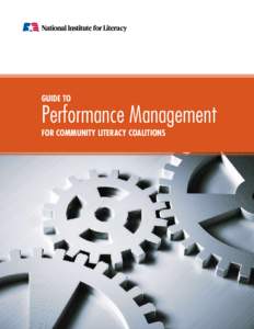 Guide to Performance Management for Community Literacy Coalitions - October 2008