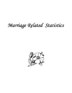 Marriage Related Statistics  Marriage Related Statistics 20