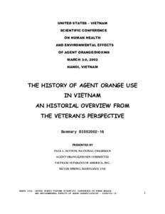Microsoft Word - A  HISTORY OF AGENT ORANGE USE.doc