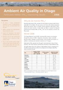 Ambient air quality in otago - nov 08.indd