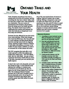 Trails and Your Health.qxd