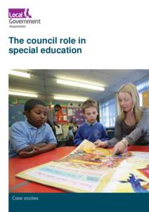 The council role in special education Case studies Document title primary colour