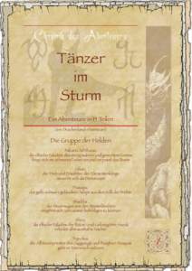 Chronik des Abenteuers Tänzer im Sturm Ein Abenteuer in 15 Teilen (ein Drachenland-Abenteuer)