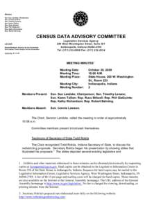 Todd Rokita / Rokita / Indiana Senate / United States Census / Phil GiaQuinta / Indiana House of Representatives / Indianapolis / Redistricting / Karen Tallian / Indiana / Indiana General Assembly / Statistics