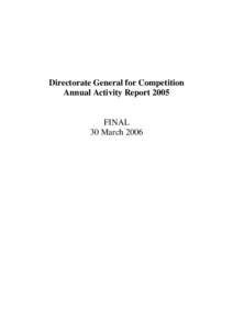 European Union / Cartel / Directorate-General for Information Society and Media / Europe / Competition / European Commission / Office of Fair Trading / Irish competition law / Competition law / European Union competition law / European Union law