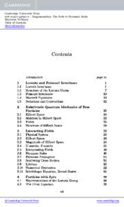 Cambridge University Press0 - Diagrammatica: The Path to Feynman Rules Martinus Veltman Table of Contents More information