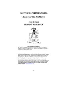 SMITHVILLE HIGH SCHOOL Home of the Smithies[removed]STUDENT HANDBOOK