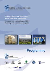 Programme at a Glance  TUESDAY 27 MARCH[removed]00 EUA Board Meeting (Rectorate Meeting Room)
