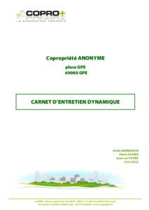 Microsoft WordExemple Carnet entretien dynamique