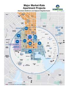 Major Market-Rate Apartment Projects Downtown Baltimore and Adjacent Neighborhoods Major Market-Rate Apartment Projects