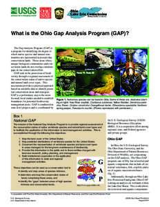 What is the Ohio Gap Analysis Program (GAP)? The Gap Analysis Program (GAP) is a program for identifying the degree to which native species and natural communities are represented in present-day conservation lands. Those