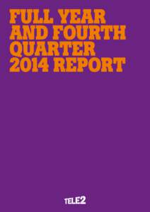 Full Year and Fourth Quarter 2014 Report  Mobile data monetization continues