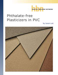 Phthalate-free Phthalate-free Plasticizers Plasticizers in in PVC PVC