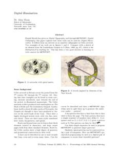 Digital illumination Dr. Alun Moon School of Informatics University of Northumbria Newcastle upon Tyne, UK [removed]