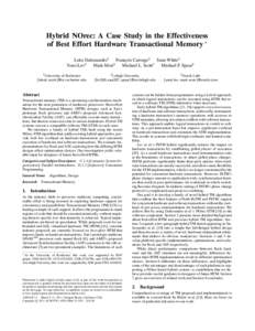 Data / Information / Databases / Rock / Serializability / Linearizability / Transactional memory / Algorithms for Recovery and Isolation Exploiting Semantics / Lock / Transaction processing / Concurrency control / Data management