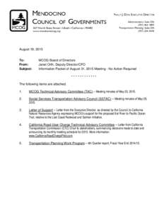 MCOG Board Information Packet